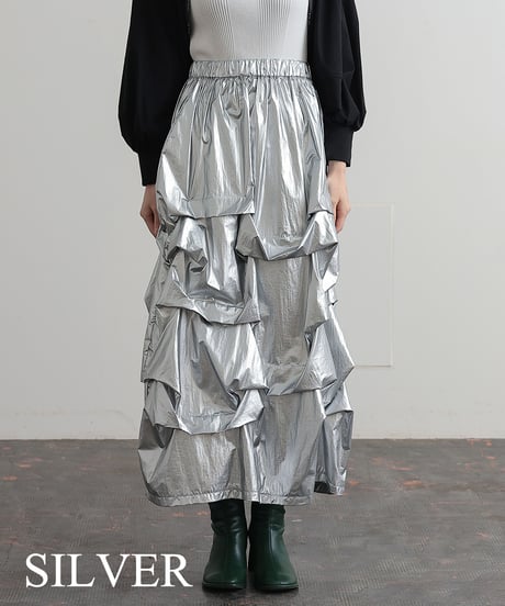 【R2403-MTS669】Metallic skirt (1740810)