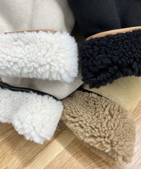【R2303-RBC528】Reversible boa coat (1680027)