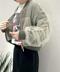 【R2601ｰRBZ929】 Reversible tulle blouson (1741045)