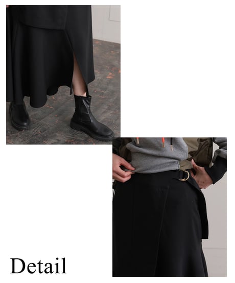 【R2403-RSK744】 Wrapped skirt (1740864)