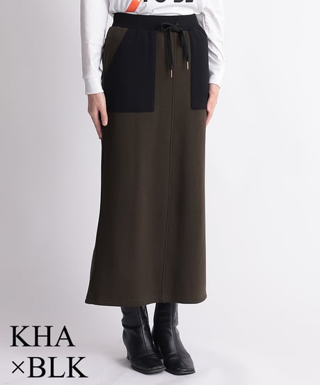 【R2403-BFS715】Back punching skirt with frills (1740840)