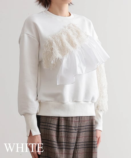 【R2403-FFS729】Sweat with frills (1740842)