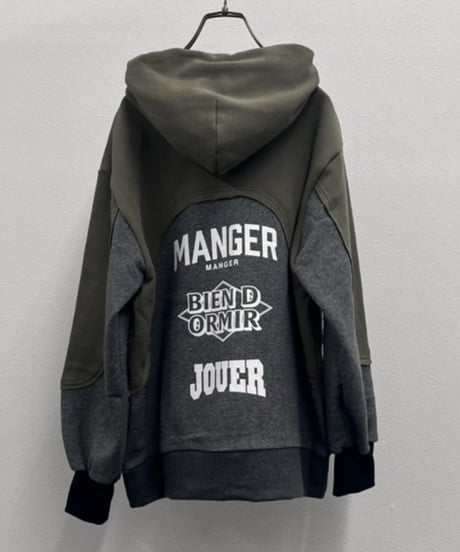 【R2503-BLF902】 Back logo hoodie（1740999）
