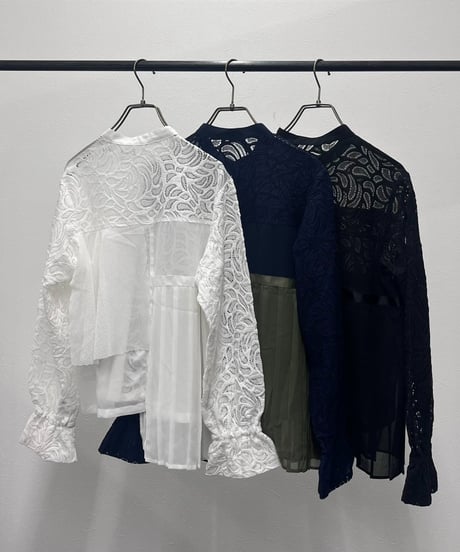 【R2601-TBL949】 Tiered lace blouse（1741055）