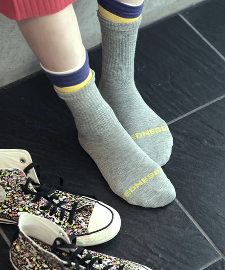 【R2403-LSC709】Socks WEDNESDAY(1740855)