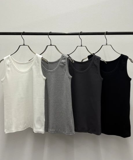 【R2501-RTP803】Ribbed tank top（1740932）