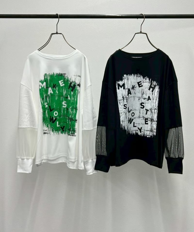 R2601-BLT925】 Big logo long t-shirt（1741027） |
