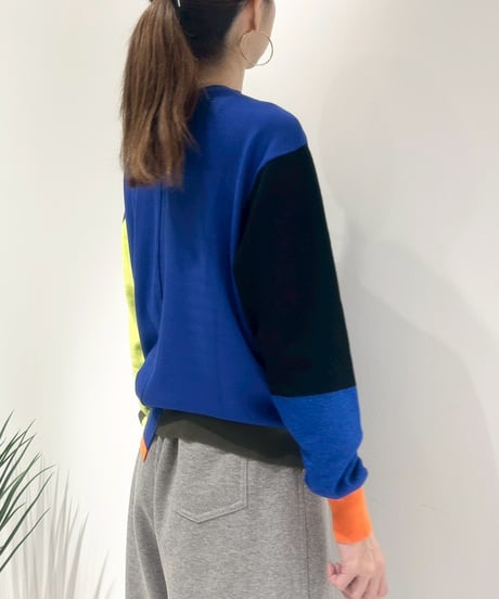 【R2503-BCD875】 Bicolor 2way cardigan（1741006)