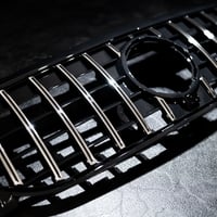X247 GLBクラス用パナメリカーナグリル（シルバー・ブラックアウト）