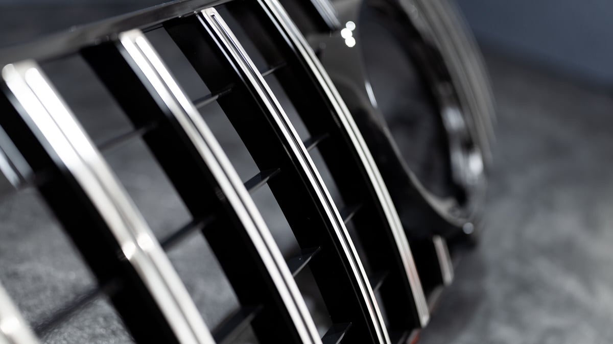 X253後期 GLCクラス用パナメリカーナグリル（シルバー・ブラックアウト