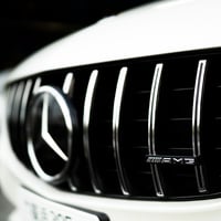 W205前期 Cクラス用パナメリカーナグリル（シルバー・ブラックアウト）