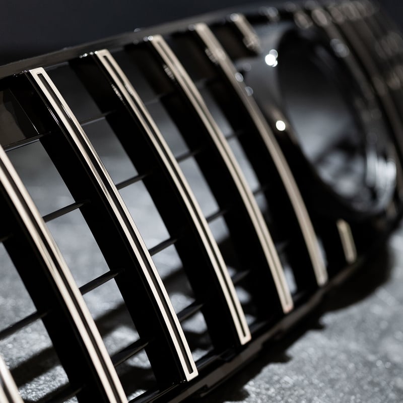 X253後期 GLCクラス用パナメリカーナグリル（シルバー・ブラックアウト