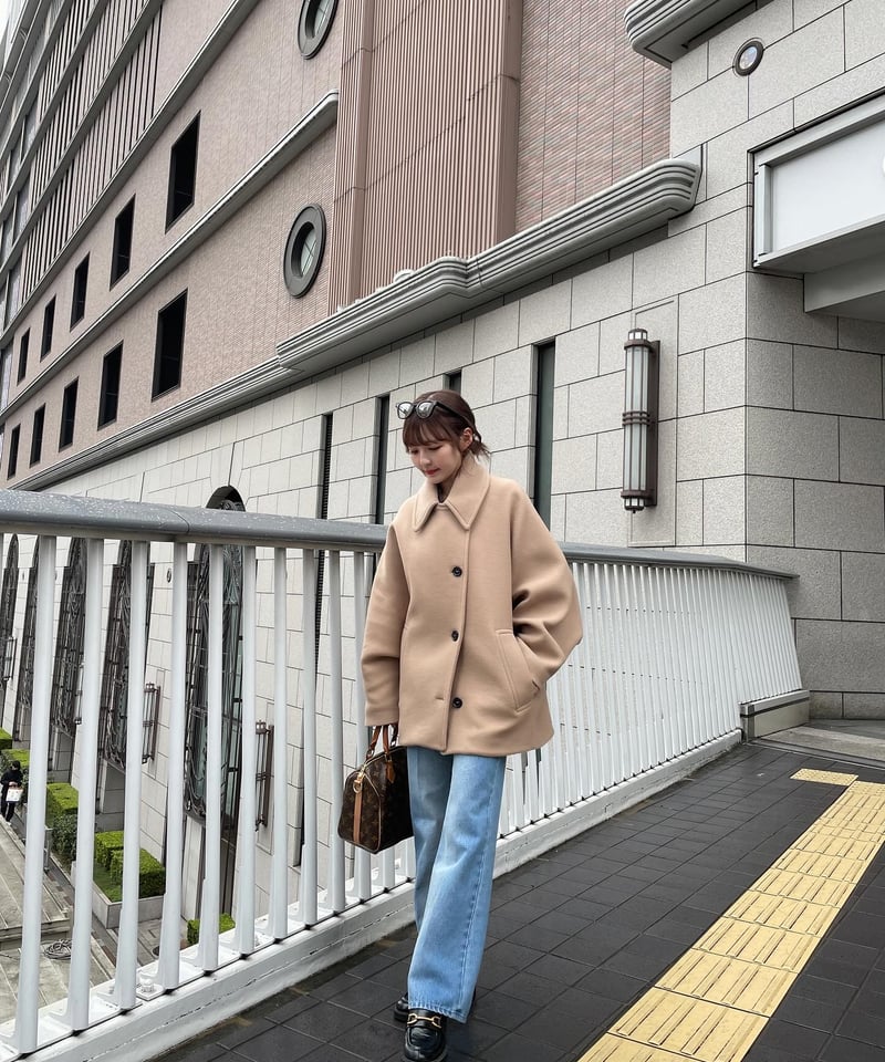 High waist flare denim pants/light blue | Ermé High waist flare denim pants/light blue | Ermé