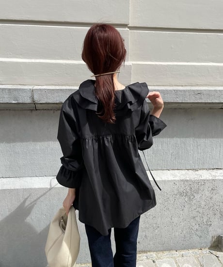Frill gather tunic