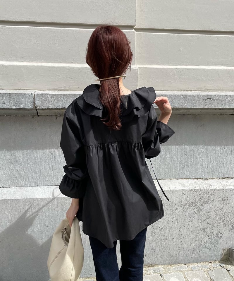 Frill gather tunic | Ermé