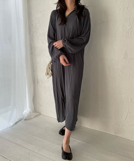 Balloon sleeve one-piece