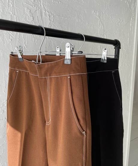 Stitch center press pants