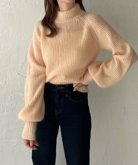 Mohair balloon knit