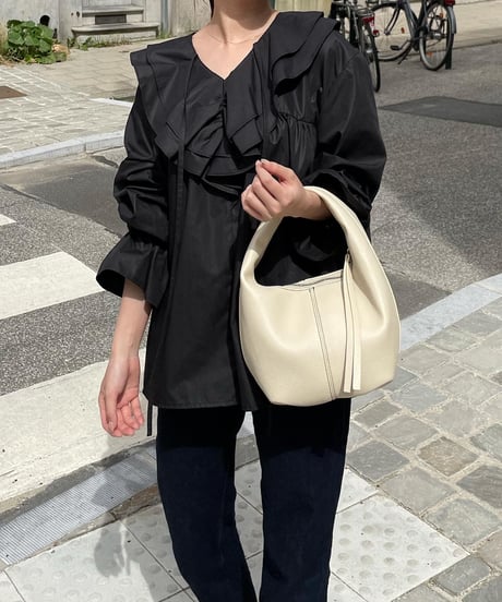 Frill gather tunic