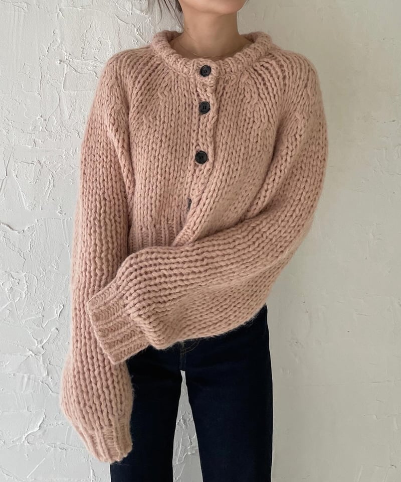 Hand made knit cardigan | Ermé
