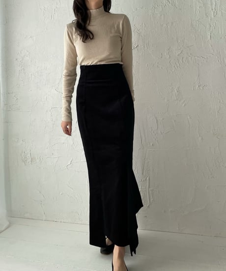 Corduroy mermaid skirt