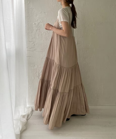 Tiered cami one-piece