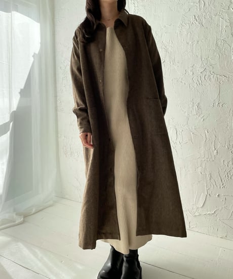 Tweed long coat