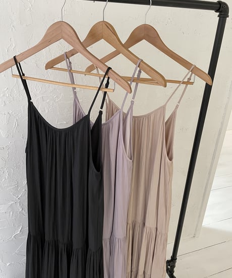 Tiered cami one-piece
