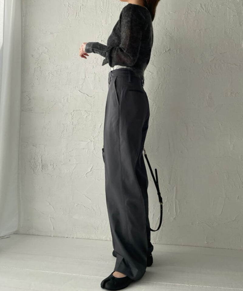 パンツ WIDE TUCK WORK PANTS Wide tuck pants | Ermé