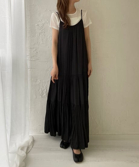 Tiered cami one-piece