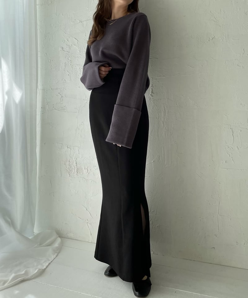Side slit mermaid skirt | Ermé