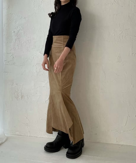 Corduroy mermaid skirt
