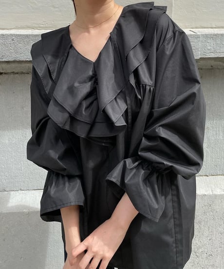 Frill gather tunic