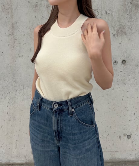 【予約】Amesuri knit tank