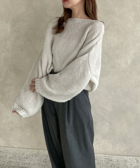 Loose spring knit
