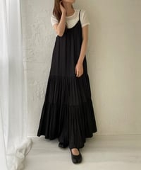 Tiered cami one-piece