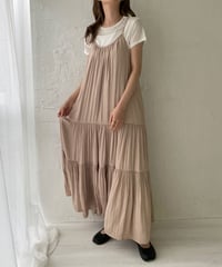 Tiered cami one-piece