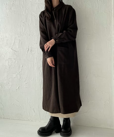 Tweed long coat