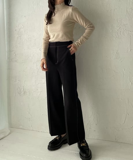 Stitch center press pants