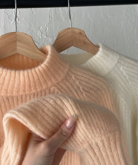 Mohair balloon knit
