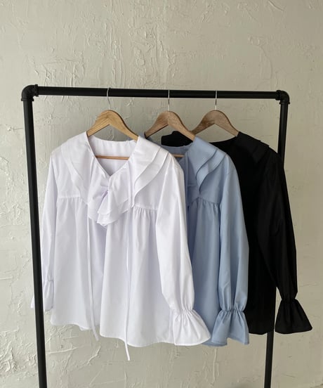 Frill gather tunic