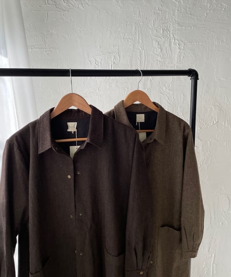 Tweed long coat