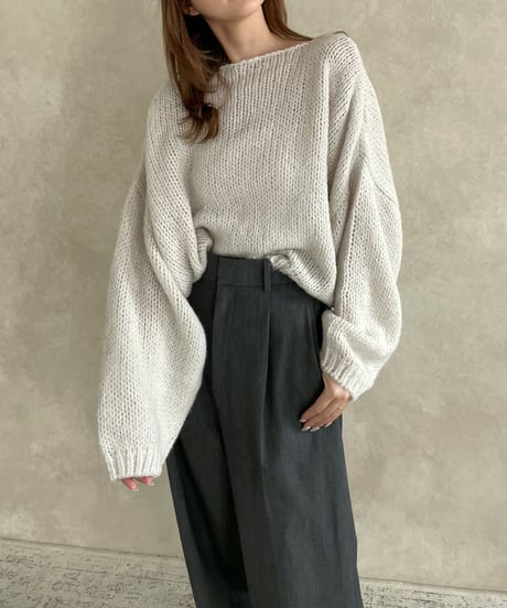Loose spring knit