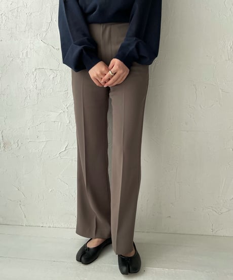 Center press flare pants