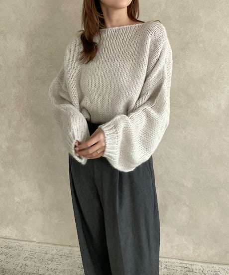 Loose spring knit