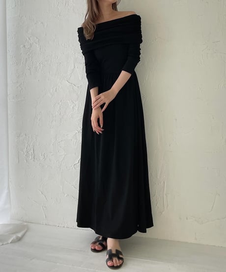 Gather offshoulder one-piece