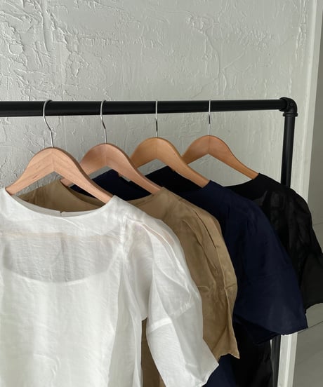 Puff sleeve sheer blouse