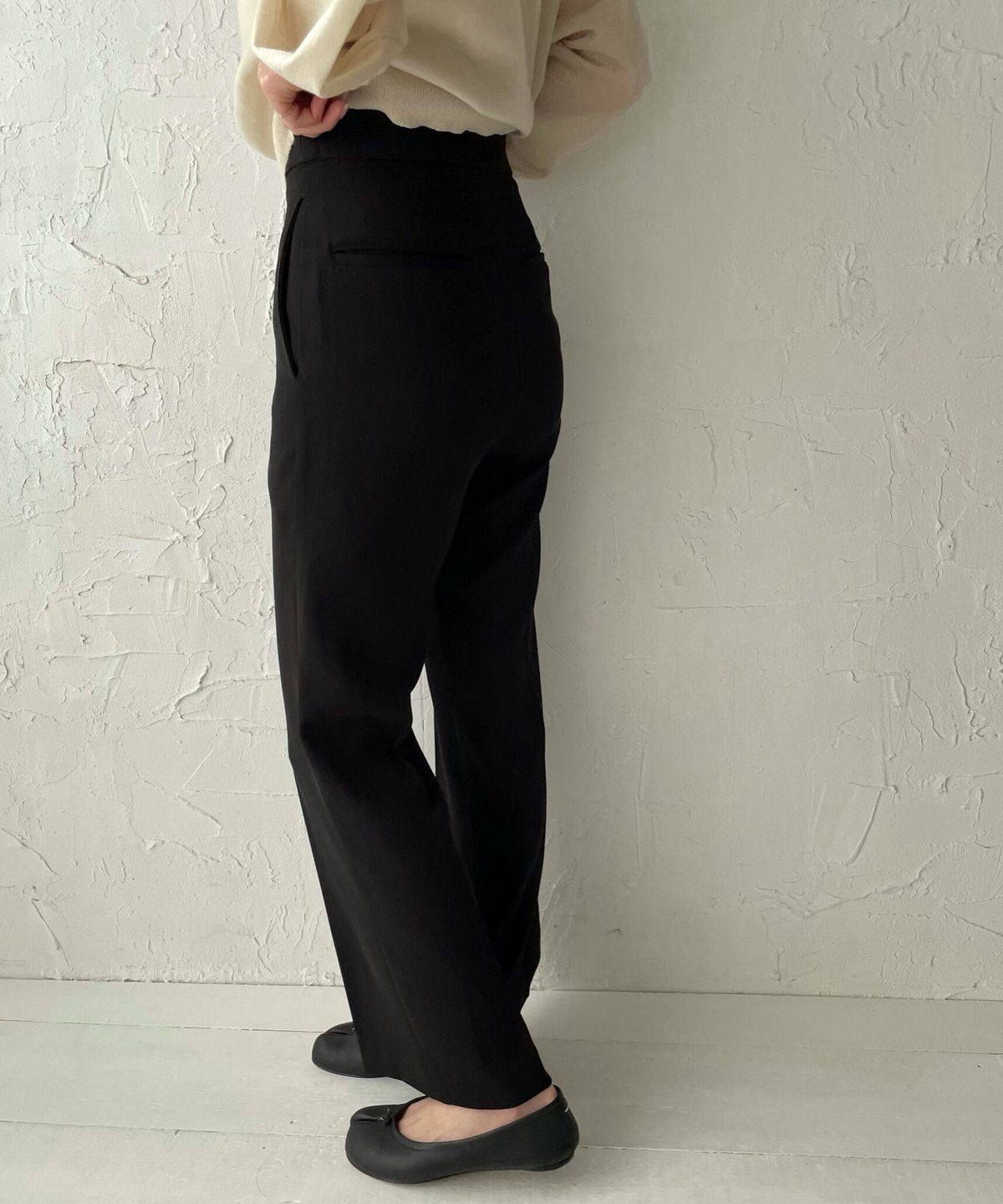 パンツ 2000s black flare pants center press Center press flare pants | Ermé