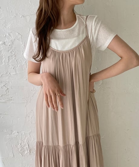 Tiered cami one-piece