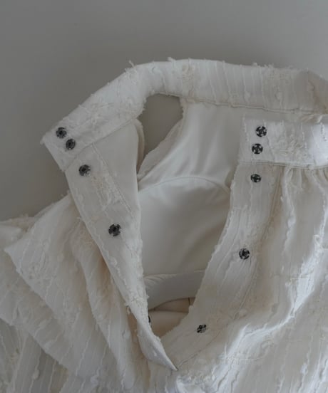 【予約】American sleeve lace one-piece／ivory